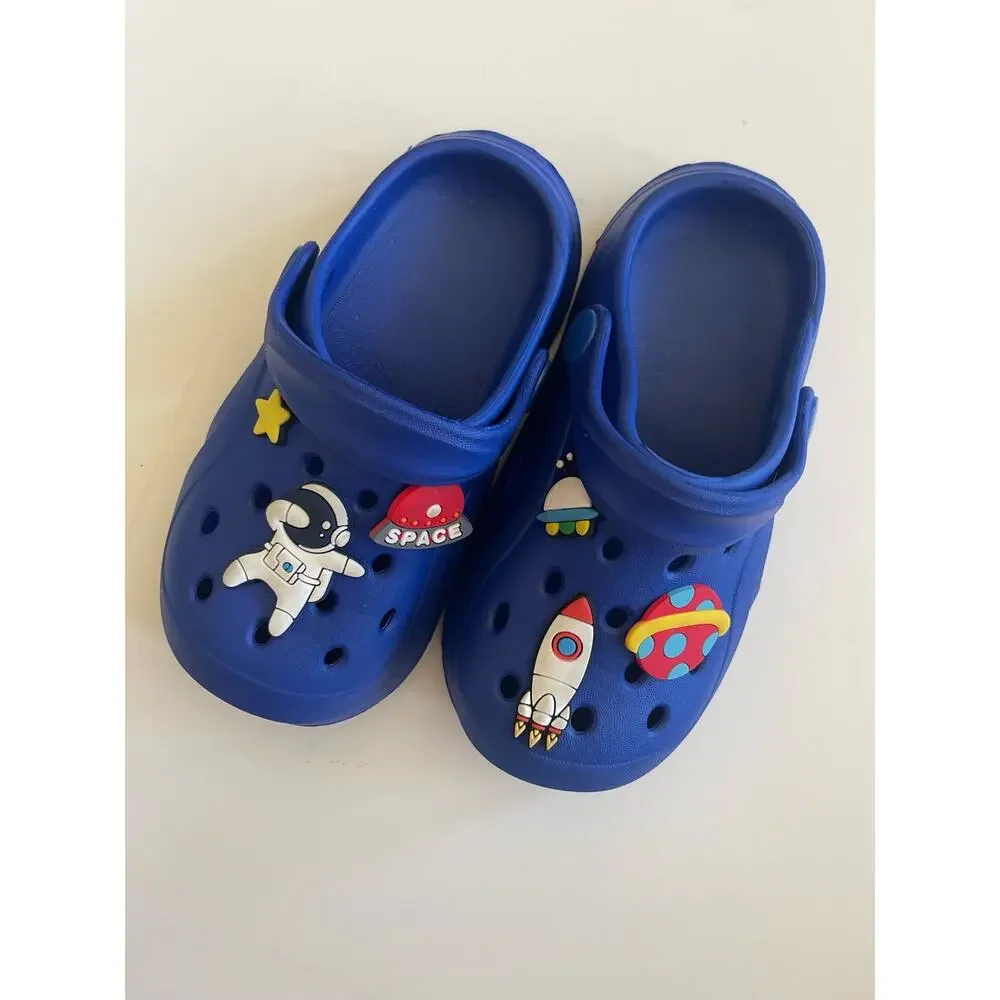 Toddler Kids Boys Cute Garden Water Clogs Sandals Slip On Shoes 12